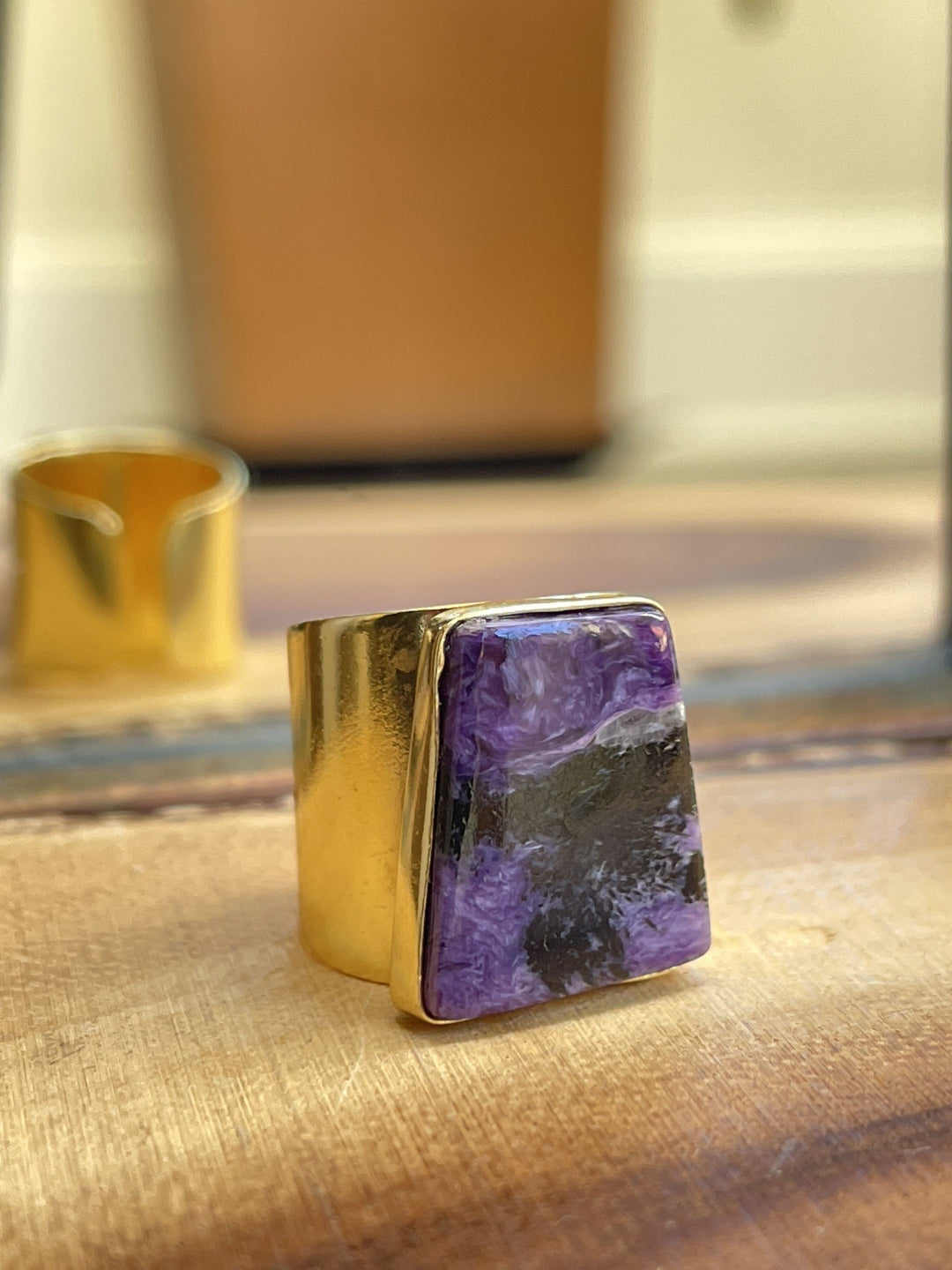 Leslie Francesca Charoite Ring