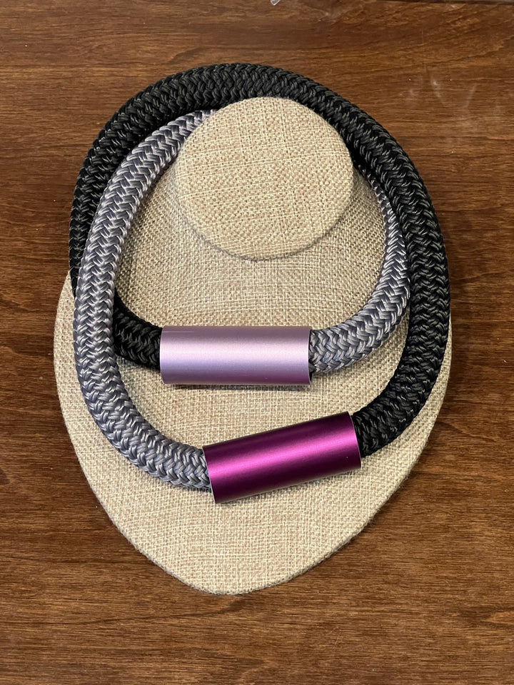 Aluminum Cylinder Necklace