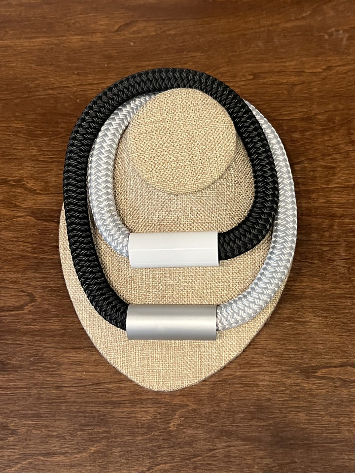 Aluminum Cylinder Necklace