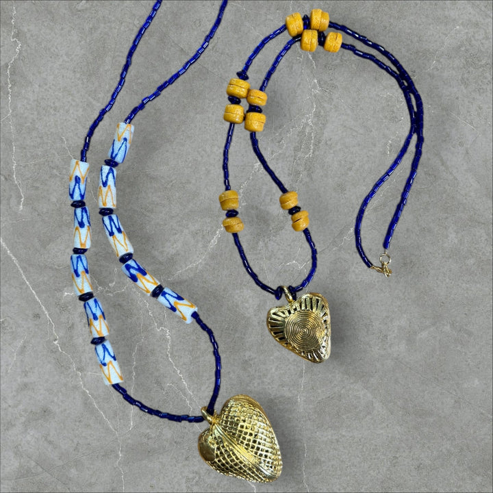 Ghana Heartbead Necklace