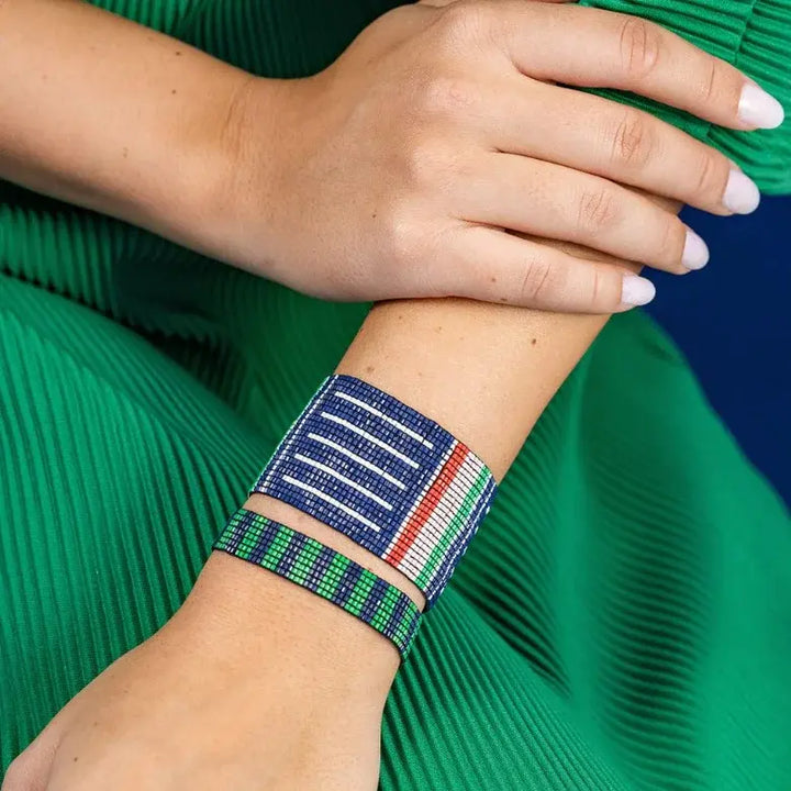 Brooklyn Geo Stripe Bracelet St. Tropez