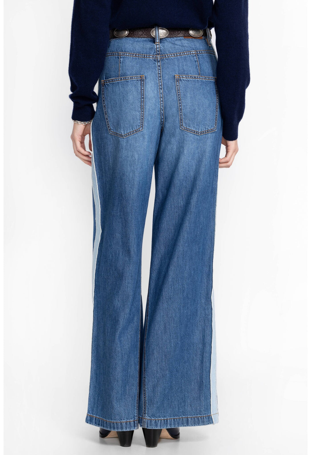 Blanket Stitch Wide Jean