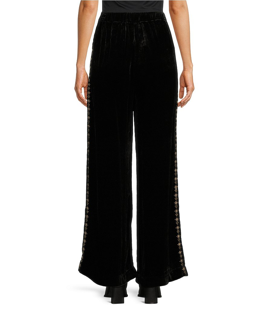 Miaora Wide Leg Velvet Pants