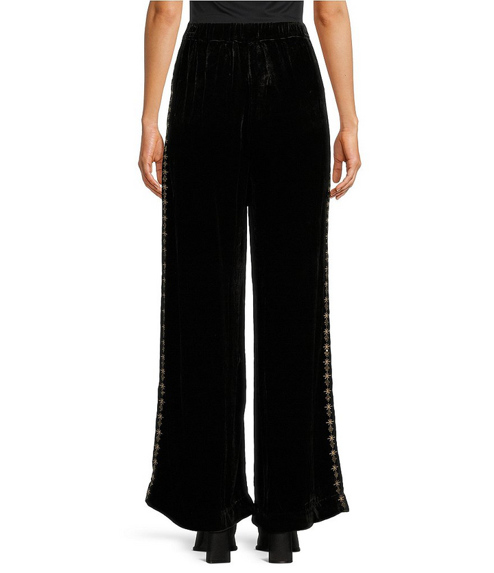 Miaora Wide Leg Velvet Pants