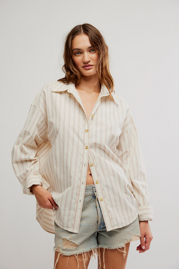 Striped Varsity Vibes Shirt