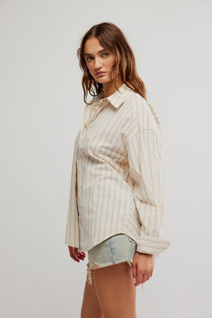 Striped Varsity Vibes Shirt
