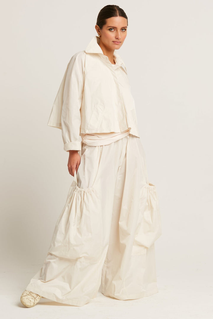 Cropped Swing Jacket