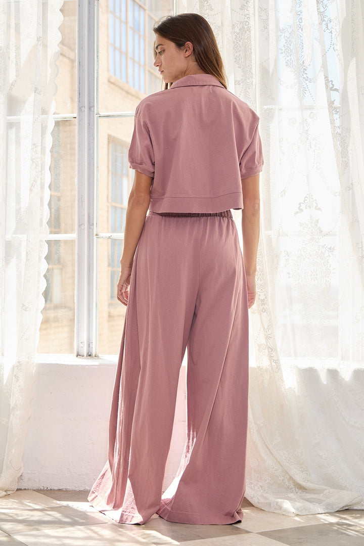 Pleated Wide Lounge Pant