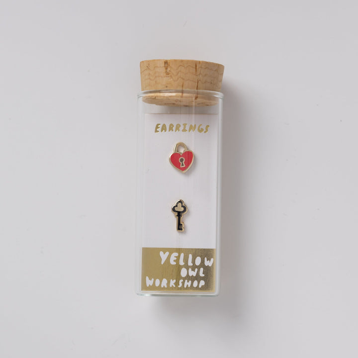 Heart Lock Earrings