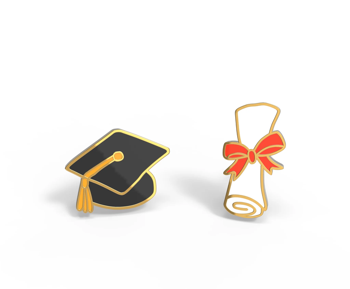 Cap Diploma Earrings