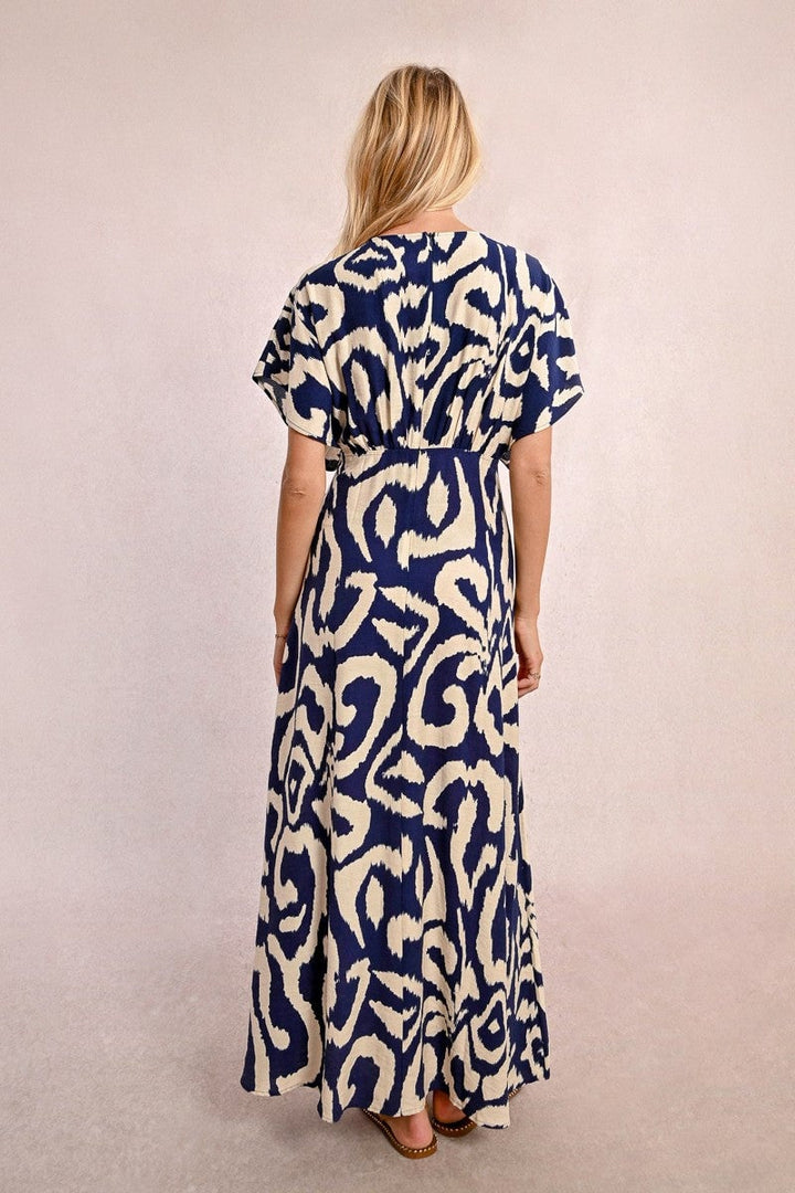 Deep V Waves Dress