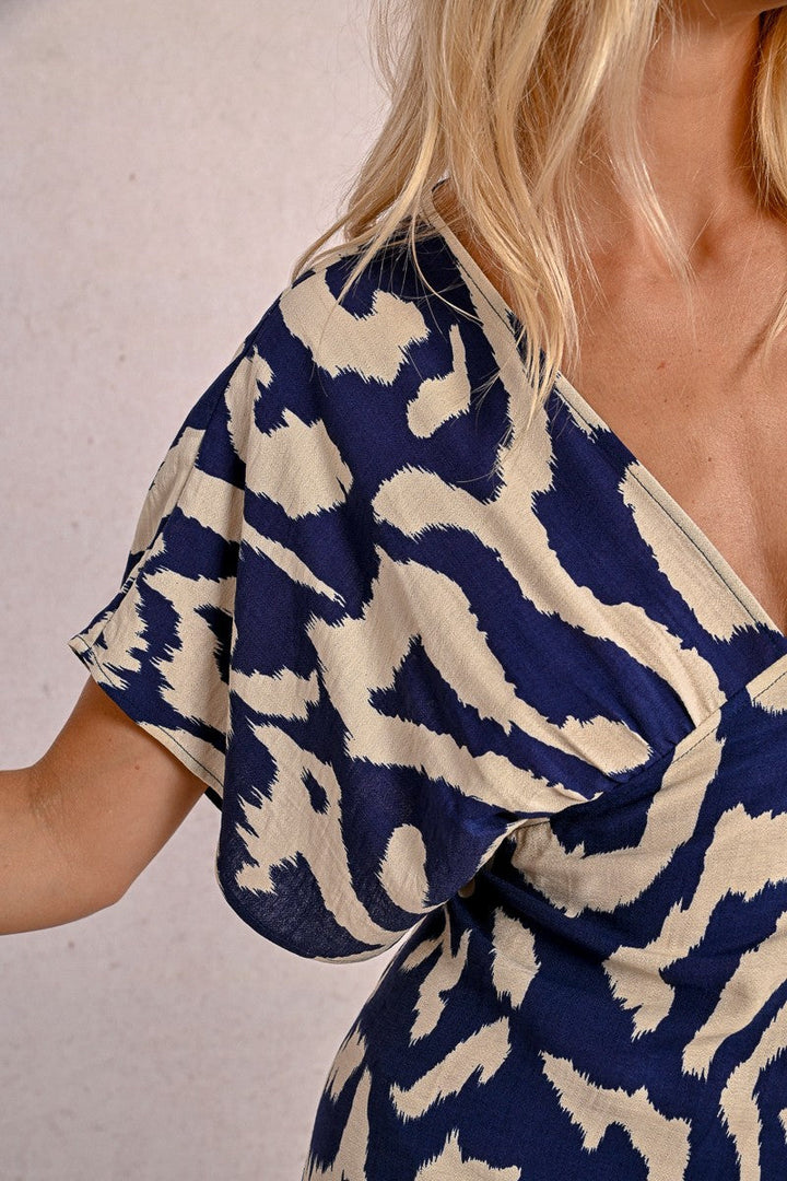 Deep V Waves Dress