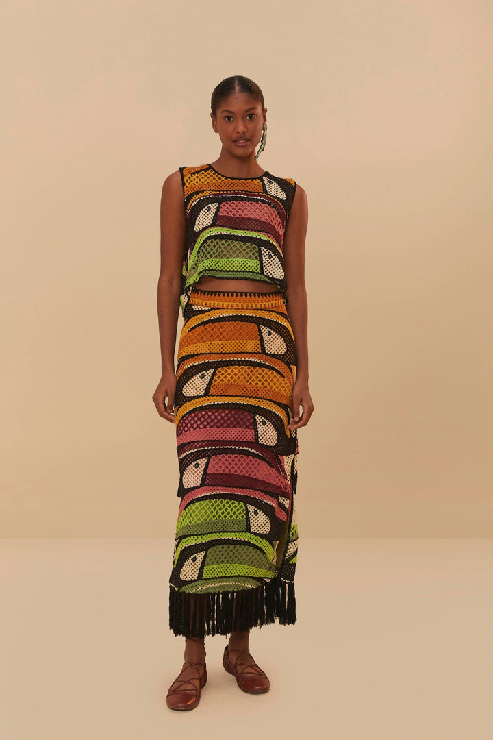 Toucan Tree Crochet Top