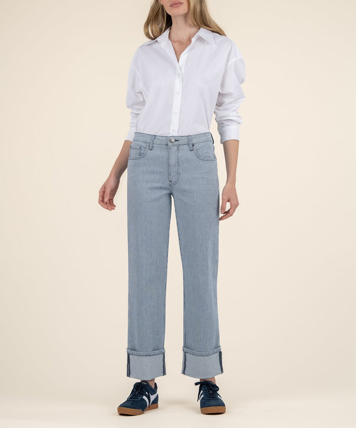 Fay Hi Rise Roll Hem Jeans