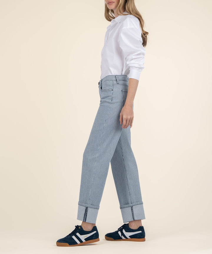 Fay Hi Rise Roll Hem Jeans