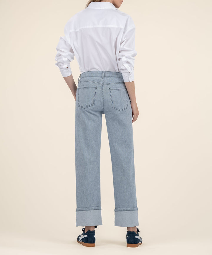 Fay Hi Rise Roll Hem Jeans