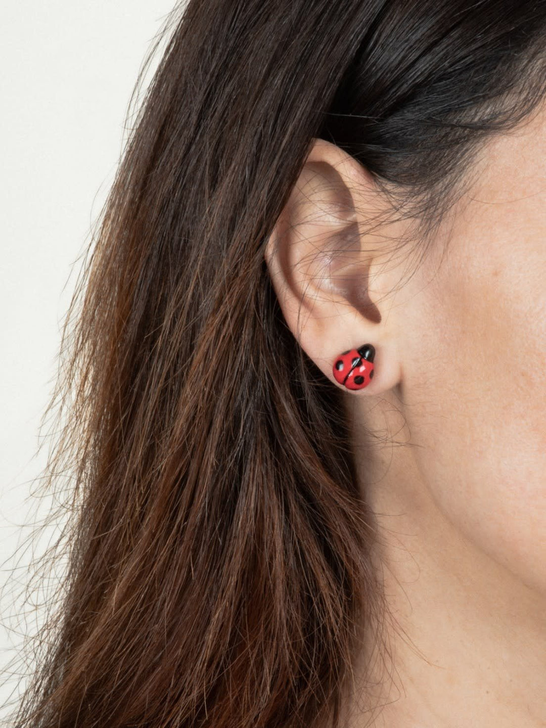 Mini Ladybug Earrings