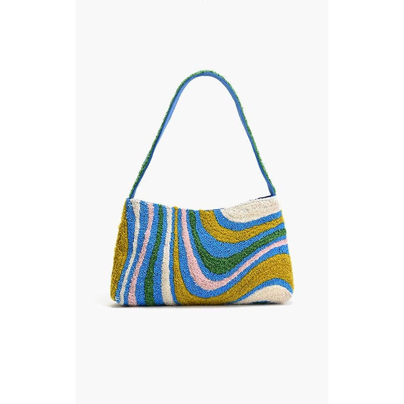 Oceanic Waveform Shoulder Bag