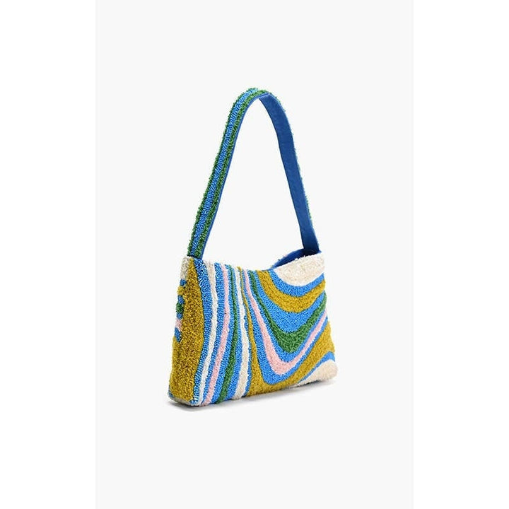 Oceanic Waveform Shoulder Bag