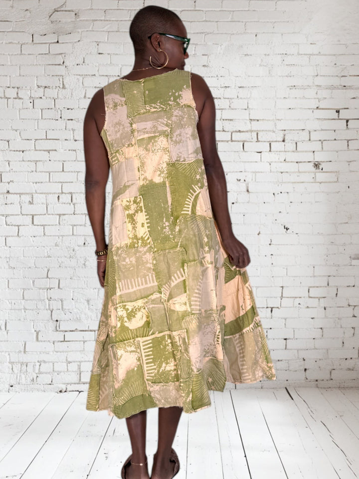 Patchwork Tank Dress