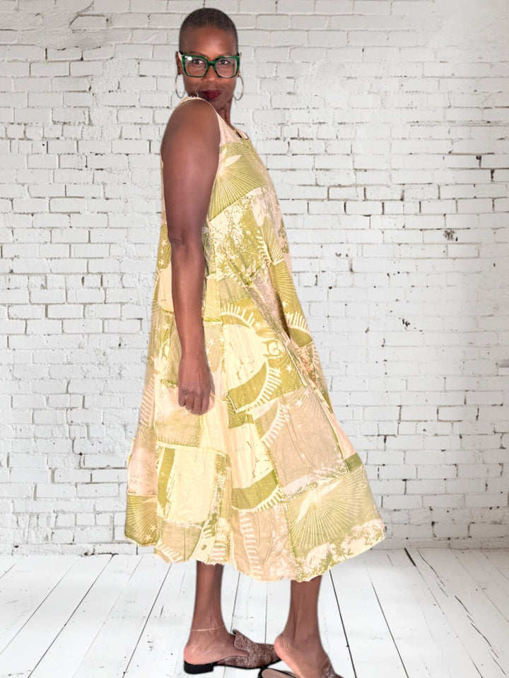 Patchwork Tank Dress