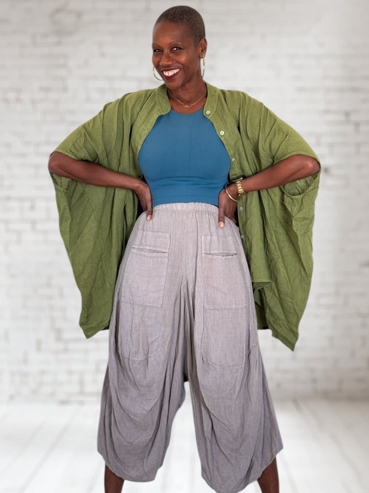 Dolman 25 Button Up Top