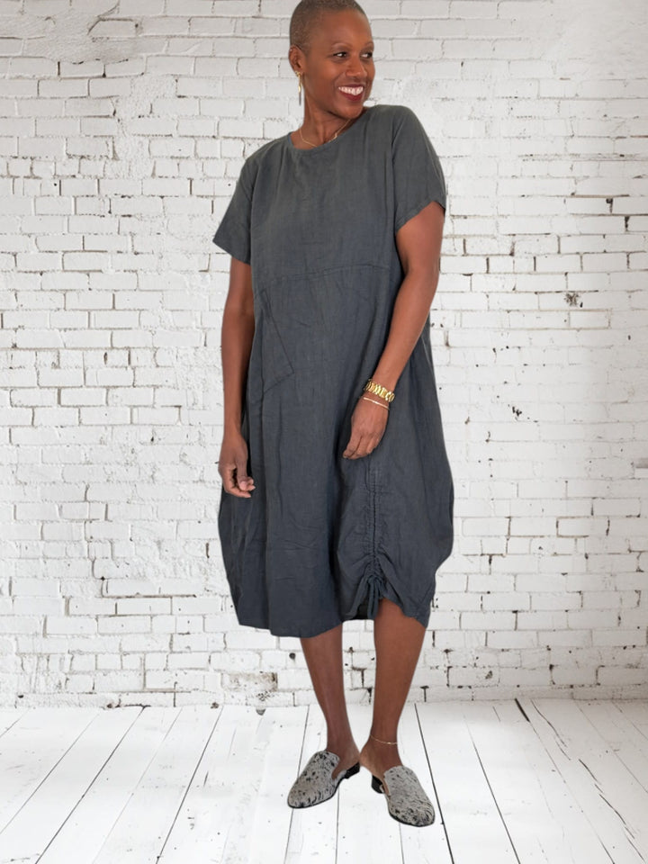 Bungee Linen Dress
