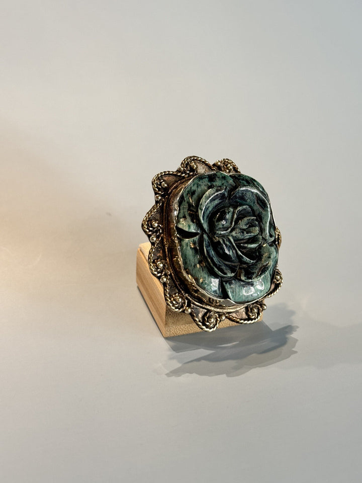 Carved Rose Ring