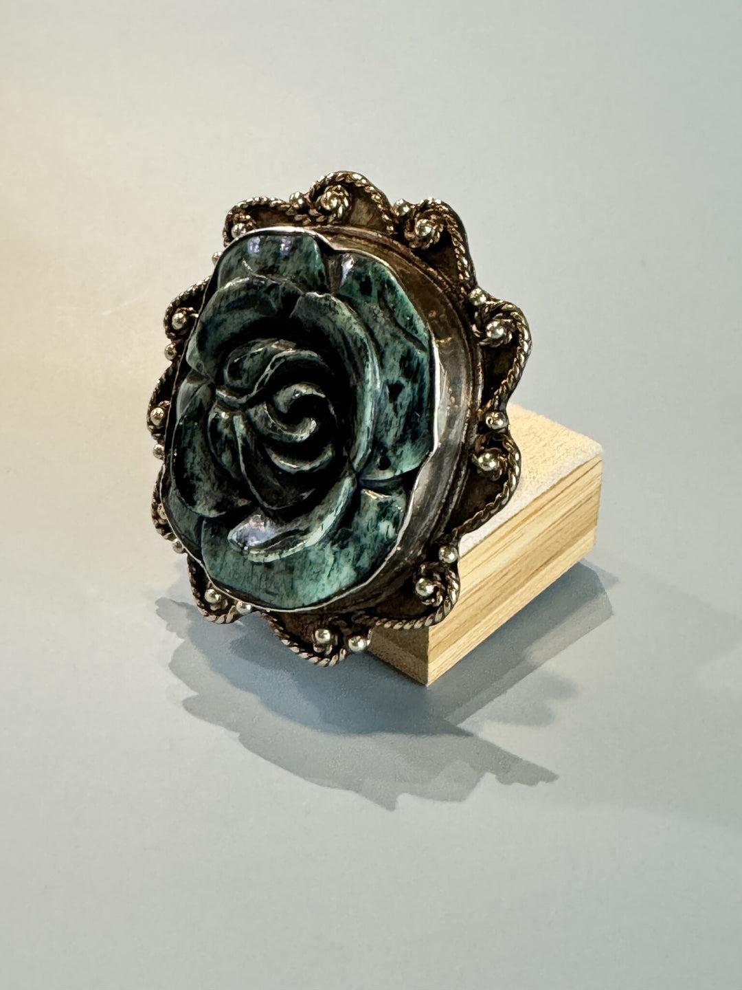 Carved Rose Ring
