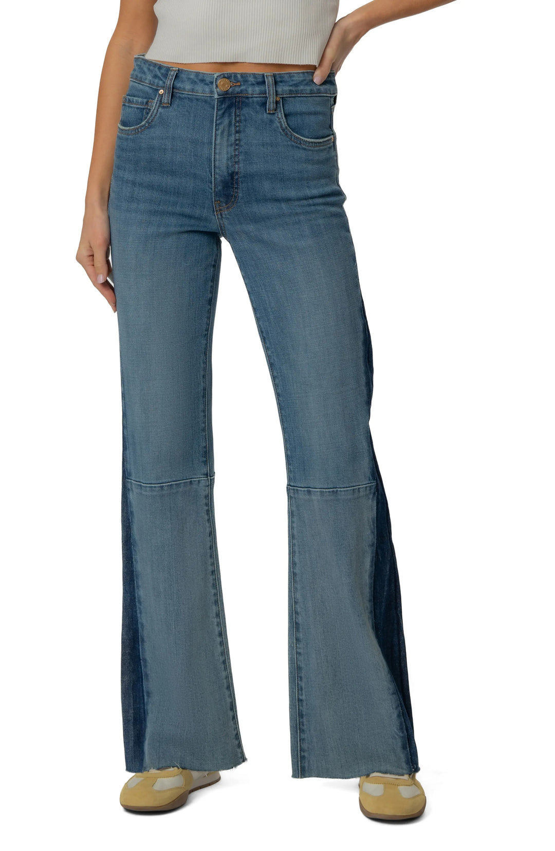 Lulu Hi Bootcut Inset Jeans