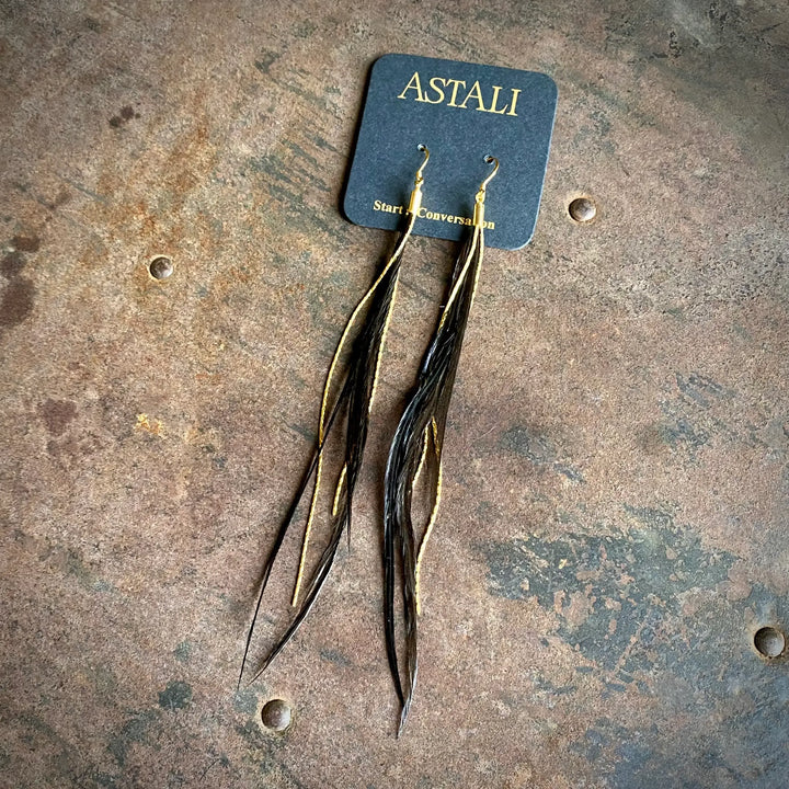 Mini Feather Earrings