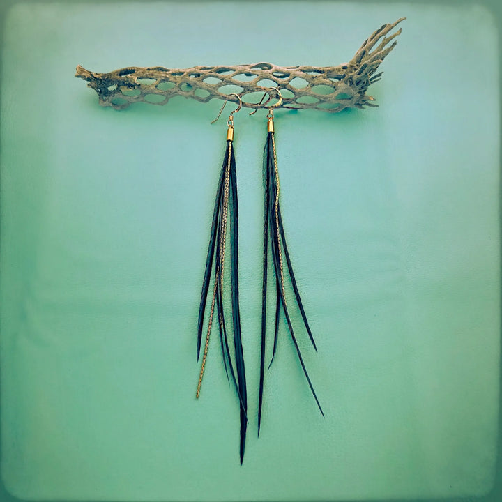 Mini Feather Earrings