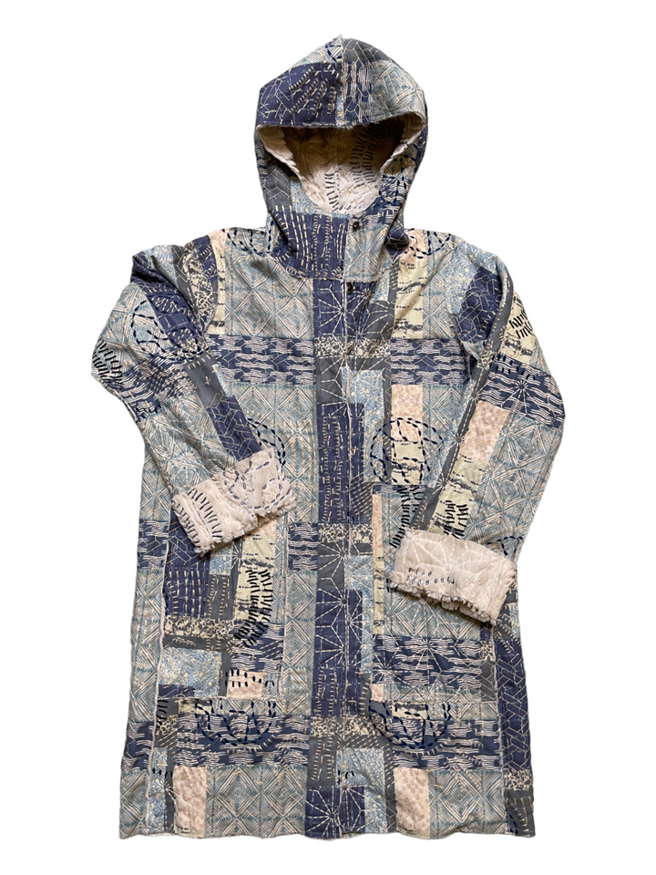 Johnny Was Shasiko Patch Fur Jacket