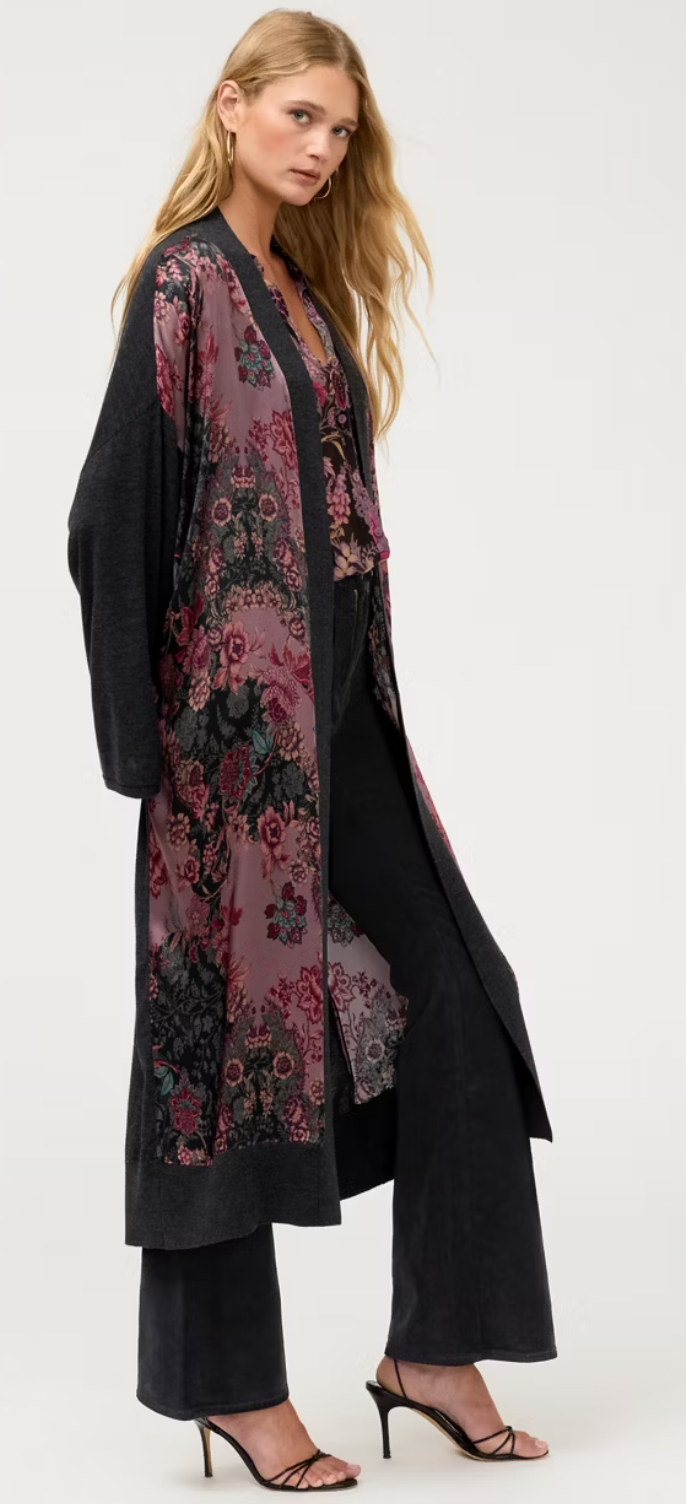 The Printed Knit Kimono