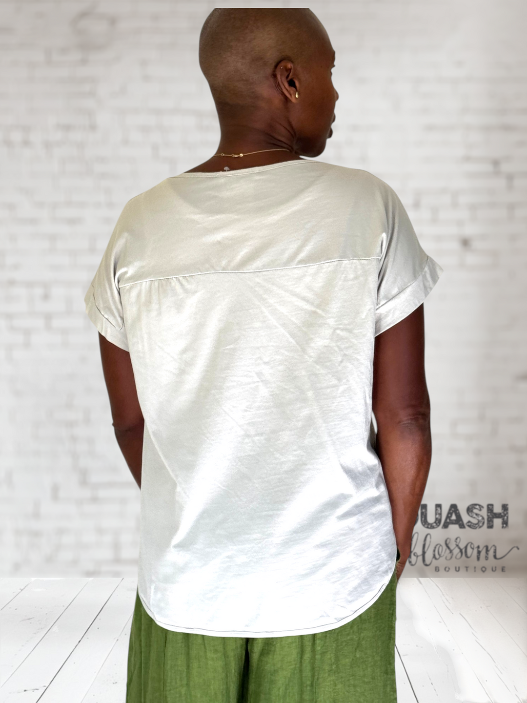 1 Pocket Linen Top