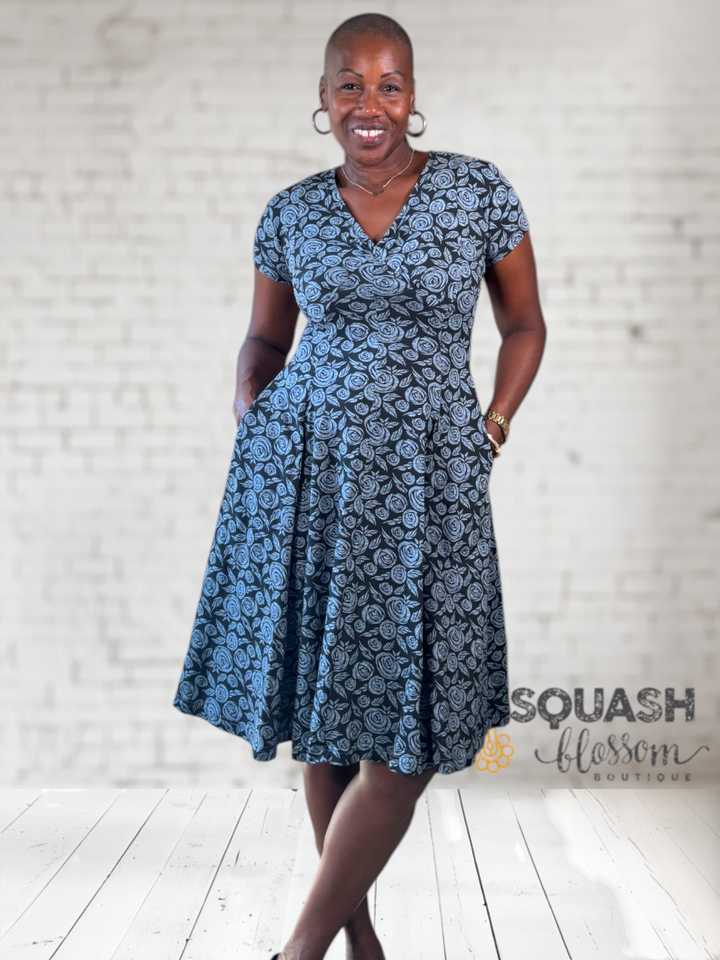 Rosette Tawny Dress