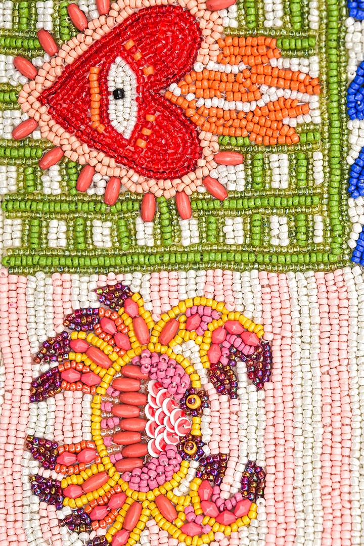 Sun Sea Beaded Handbag