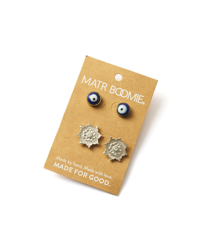 Drishti Evil Eye Stud Set
