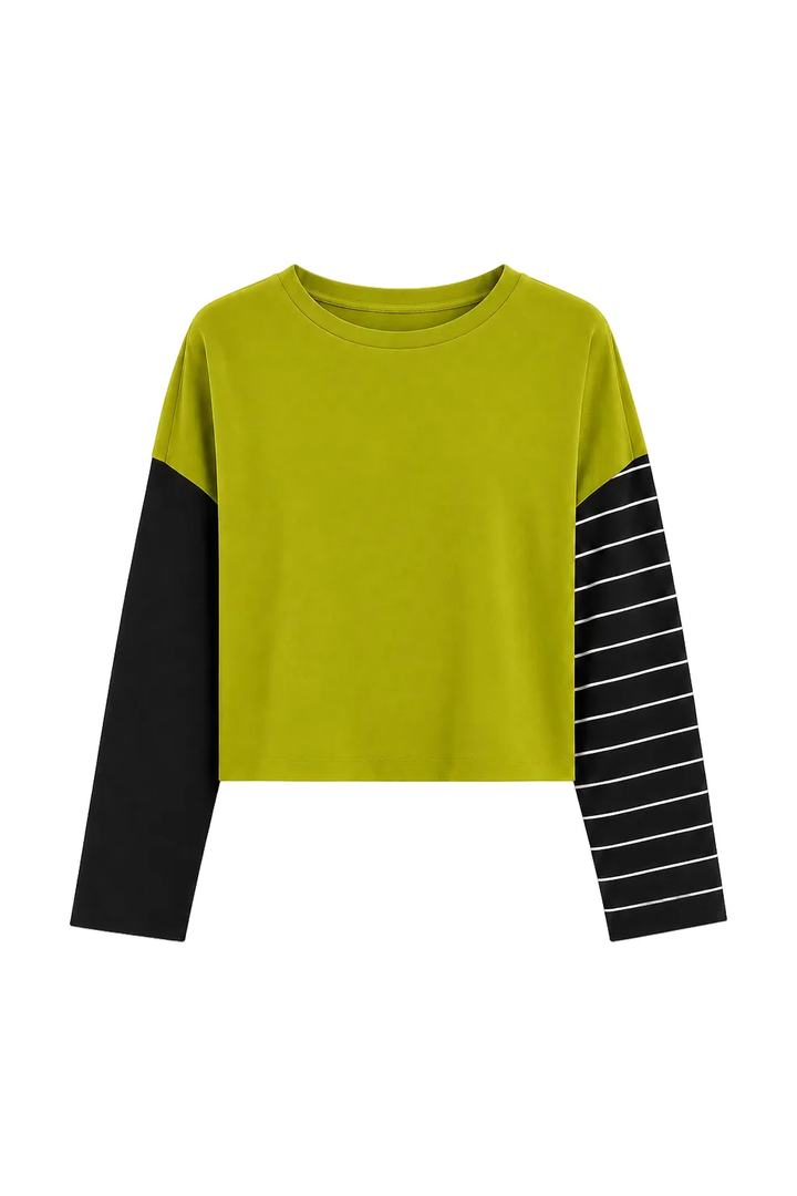 Pima Mixed Boxy Shirt