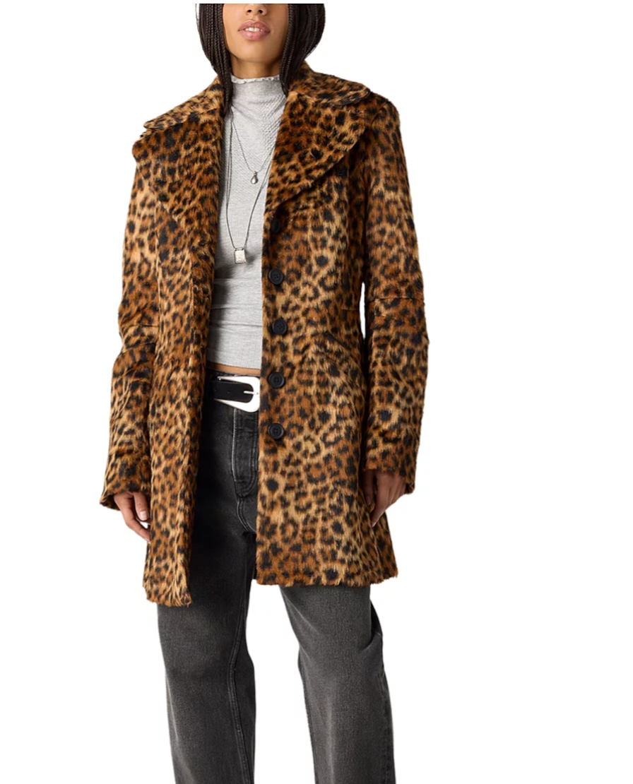 Delancy Leopard Lady Coat