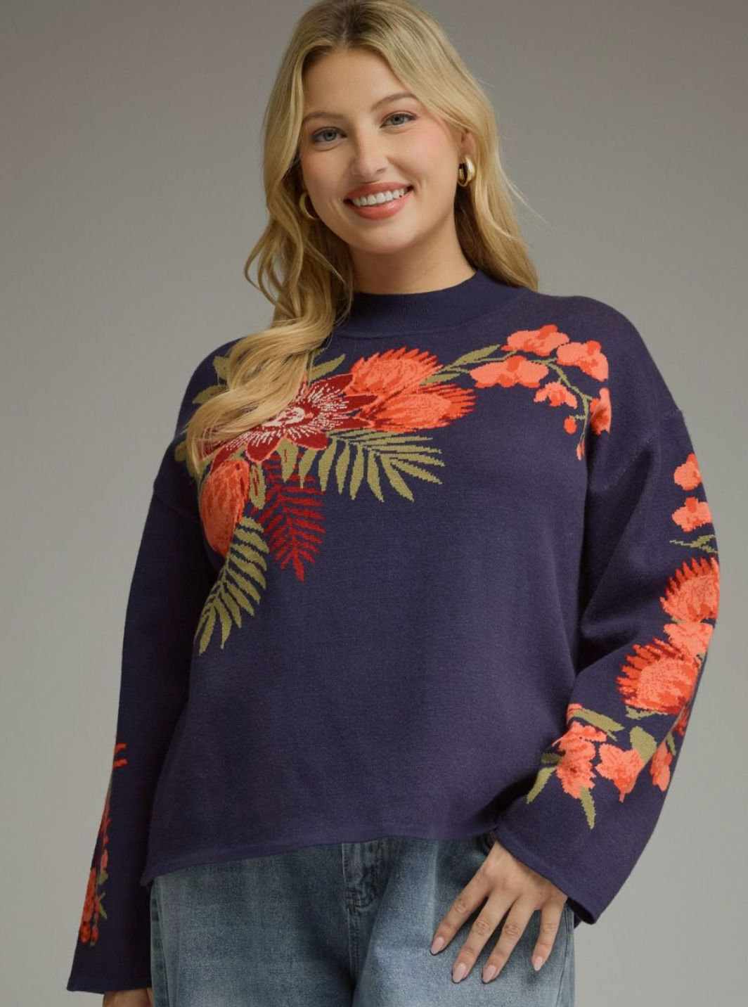 Floral Sweater