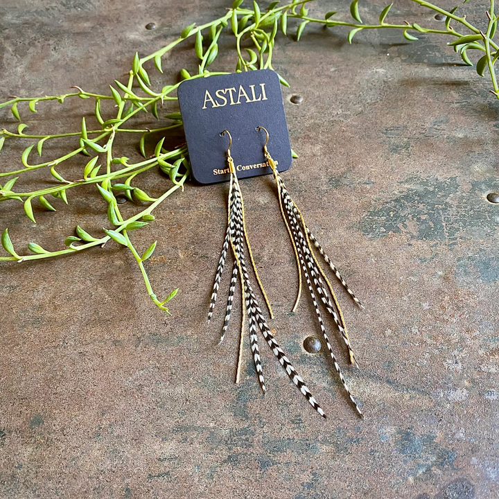 Mini Feather Earrings