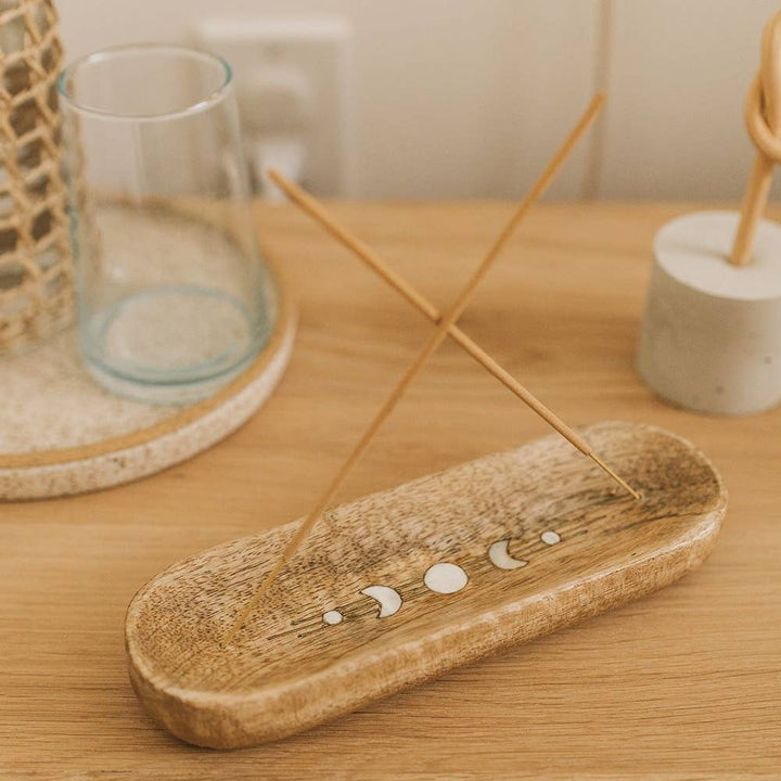 Indukala Moon Phase Incense Holder