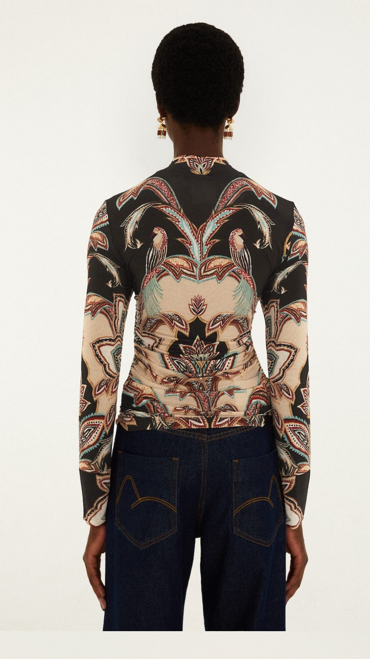 Tapestry Dream Jersey Blouse