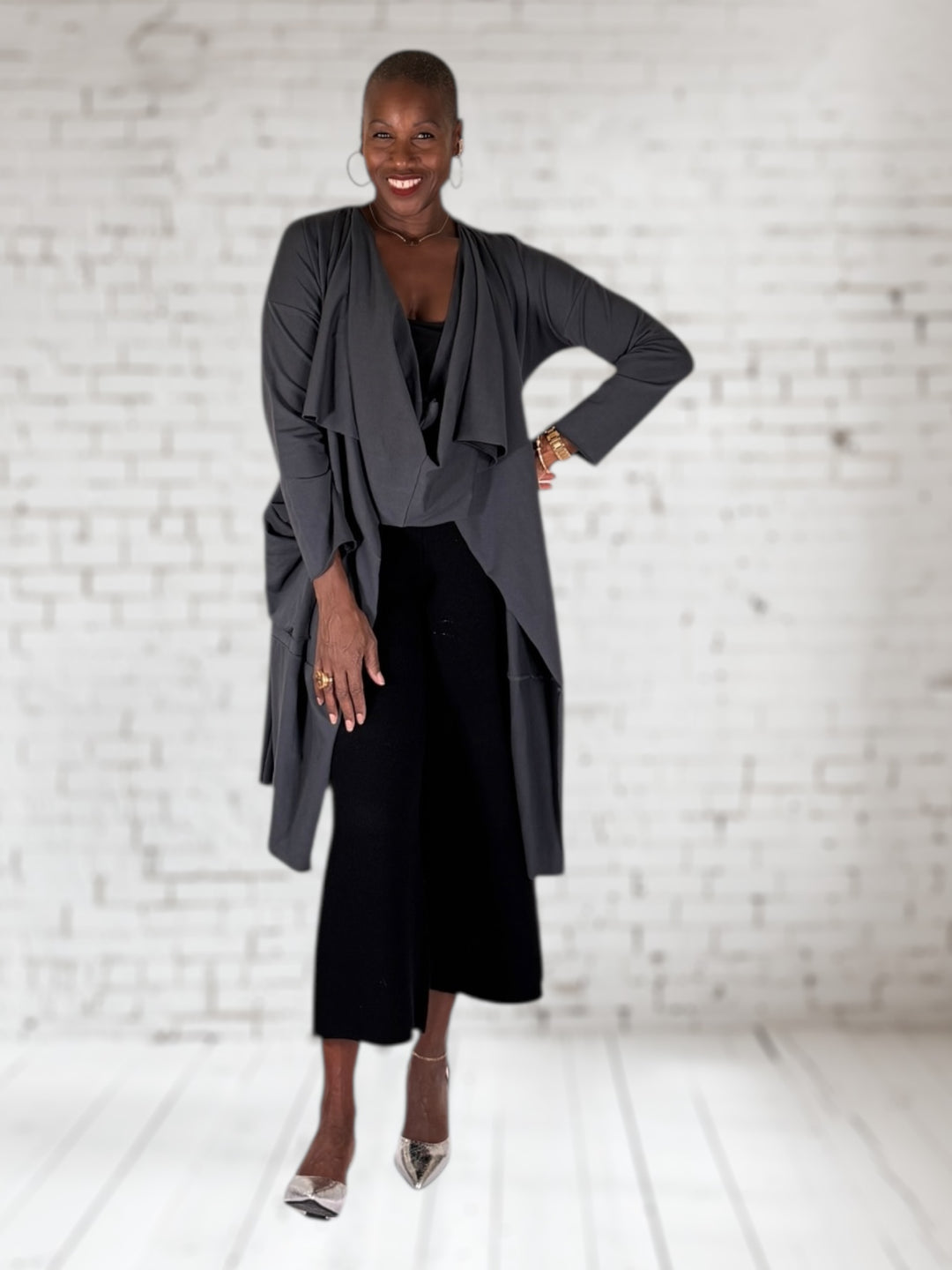 Knit Scarf Coat