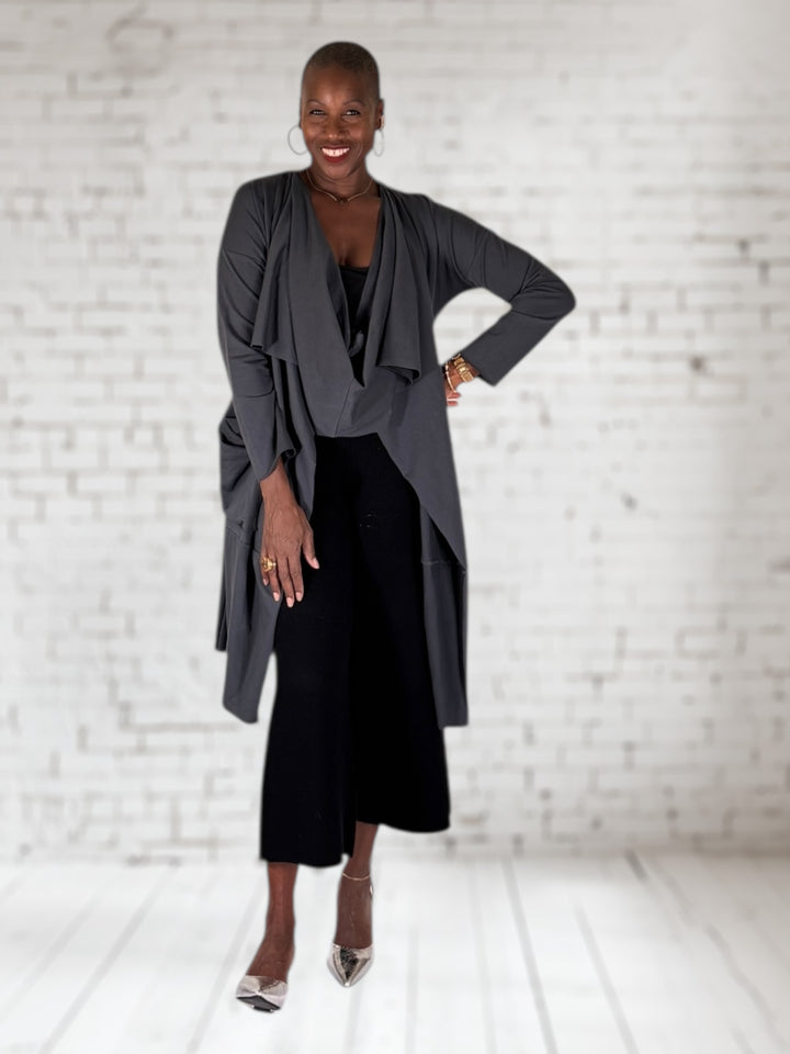 Knit Scarf Coat