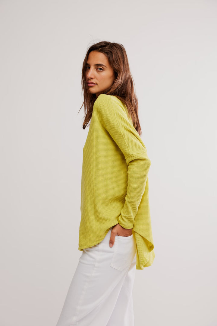 Latte Blues Thermal Top