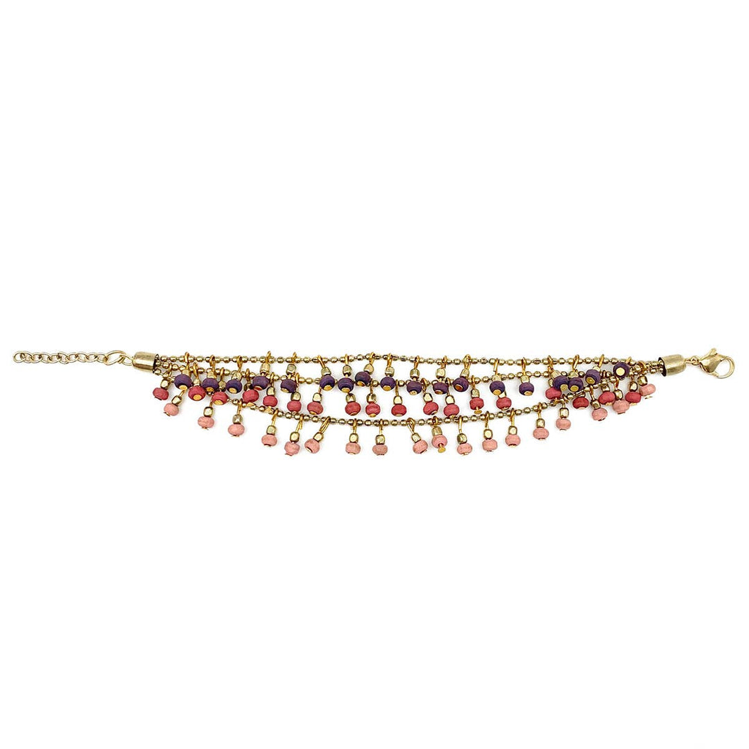 Sachi Mulberry Mix Bracelet