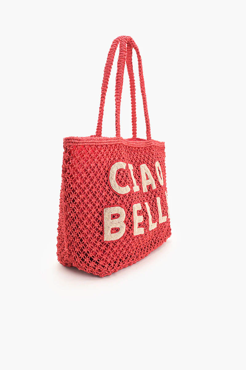 Ciao Bella Mesh Beach Bag