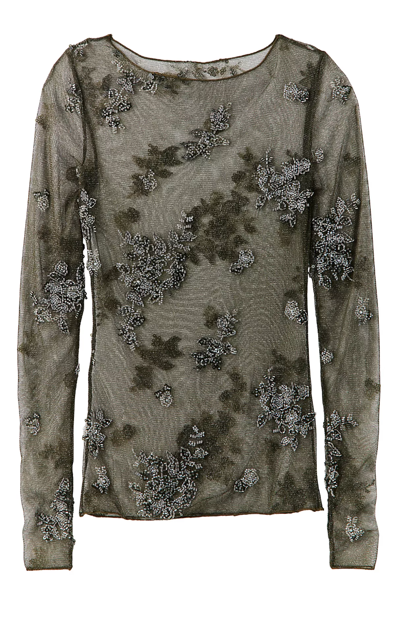 Talk To Me Embellished Top